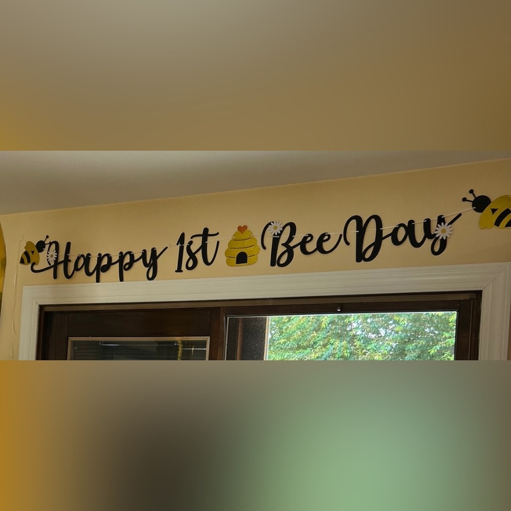 1st Bee-Day Miscellaneous Decor! Gently Used once!